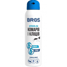 Аерозоль від комарів і кліщів захист до 6 годин Bros